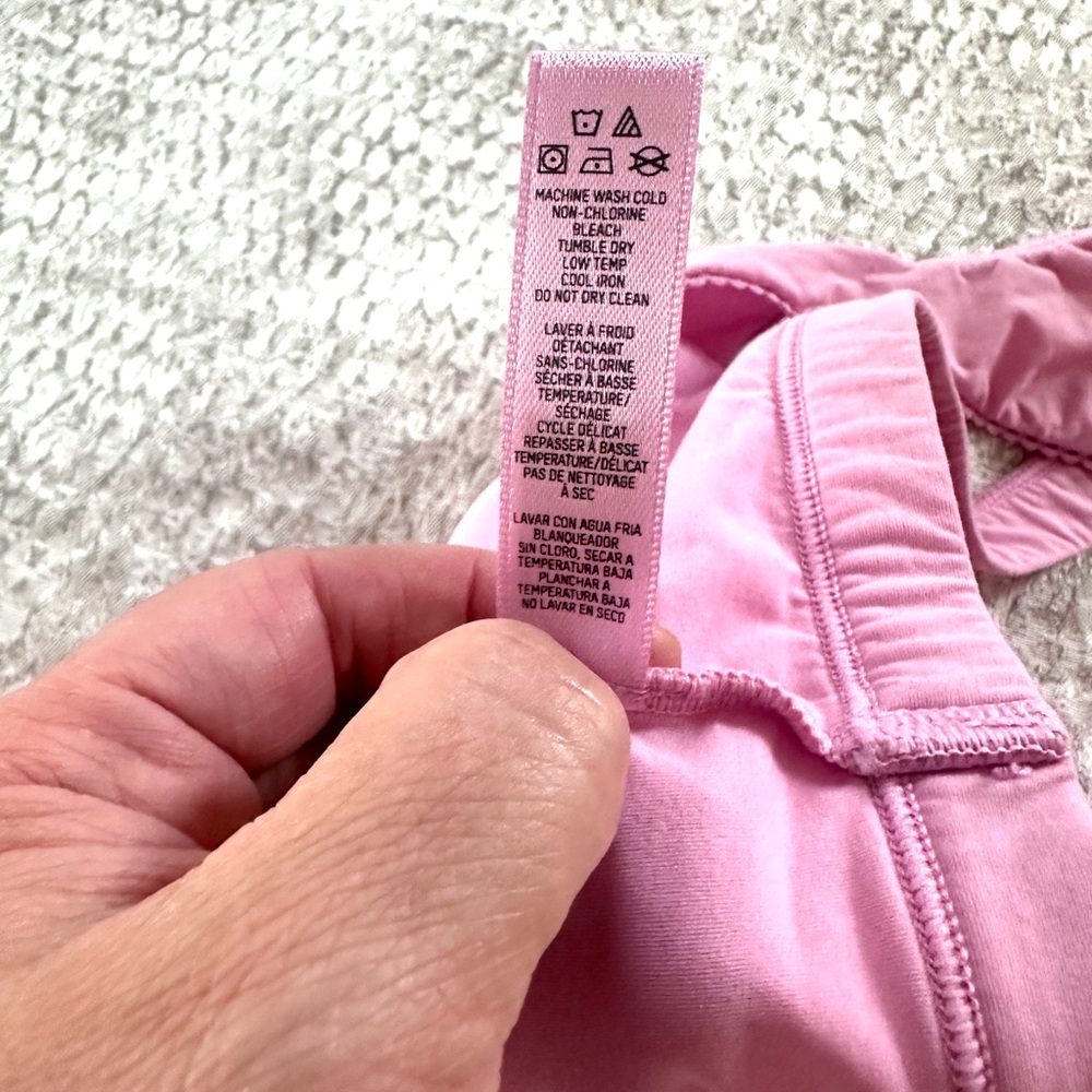 Skims Fits Everybody Picot Cut Out Scoop bralette pink bra w/ peekaboo hole - Picture 8 of 8